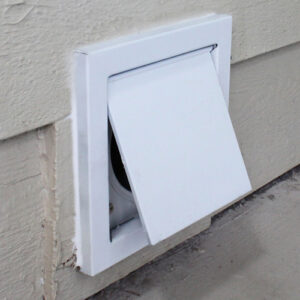 DWV001 - Dryer Wall Vent, White