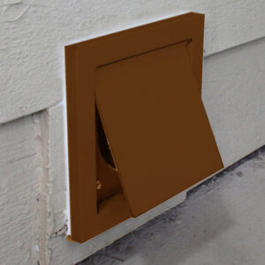 DWV002 - Dryer Wall Vent, Brown