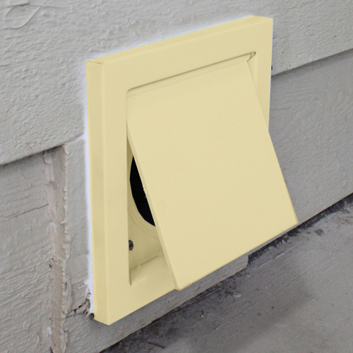 DWV003 - Dryer Wall Vent, Tan