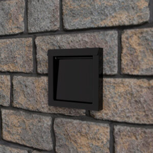 DWV004 - Dryer Wall Vent, Black