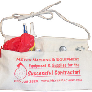 HCT026 - CONTRACTOR TOOL APRON WITH TWO POUCHES.