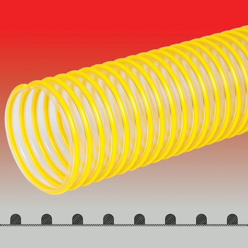 HDX008 - 8" x 25' Flexi-Flow Vacuum Hose.