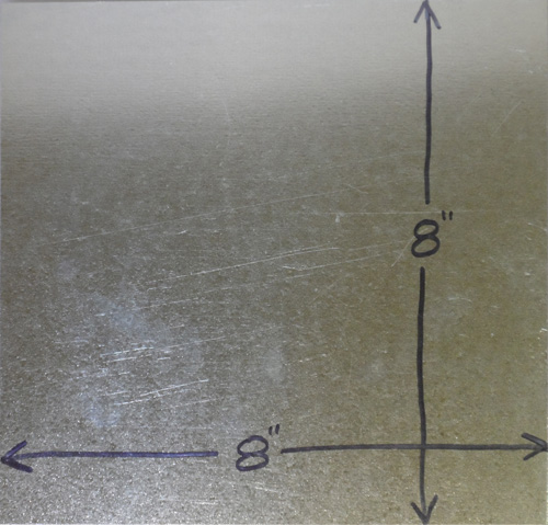 PAT007 - 8" x 8" Sheet metal duct patch, 25 pack.