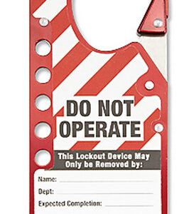 PPE032 - Lock-Out Tag-Out Team Tag.
